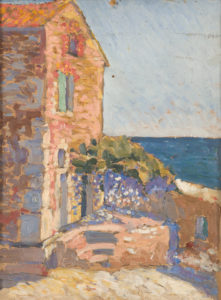 Collioure ; façade ; atelier ; mer ; Méditerranée ; Martin