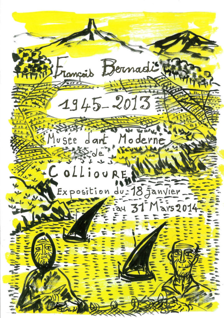 couverture du catalogue de l'exposition François Bernadi au musée d'art moderne de Collioure