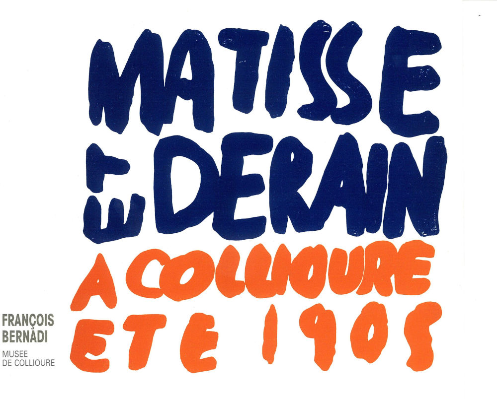 couverture du catalogue Matisse et Derain à Collioure un été 1905 souvenirs de François Bernadi musée d'art moderne de Collioure