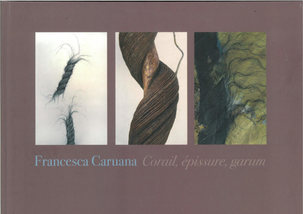 catalogue Francesca Caruana Corail épissure garum exposition au musée d'art moderne de Collioure