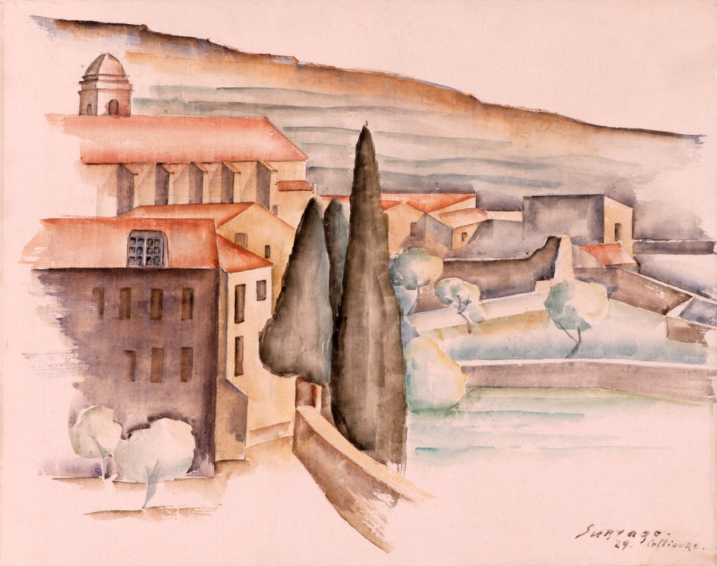 Léopold Survage Collioure 1929 coll. musée d'art moderne de Collioure