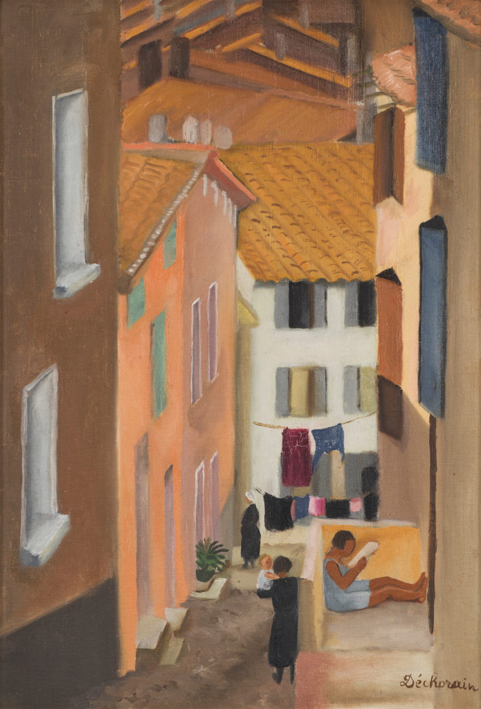 Rolande Déchorain Rue à Collioure coll. musée de Collioure crédit François Pons