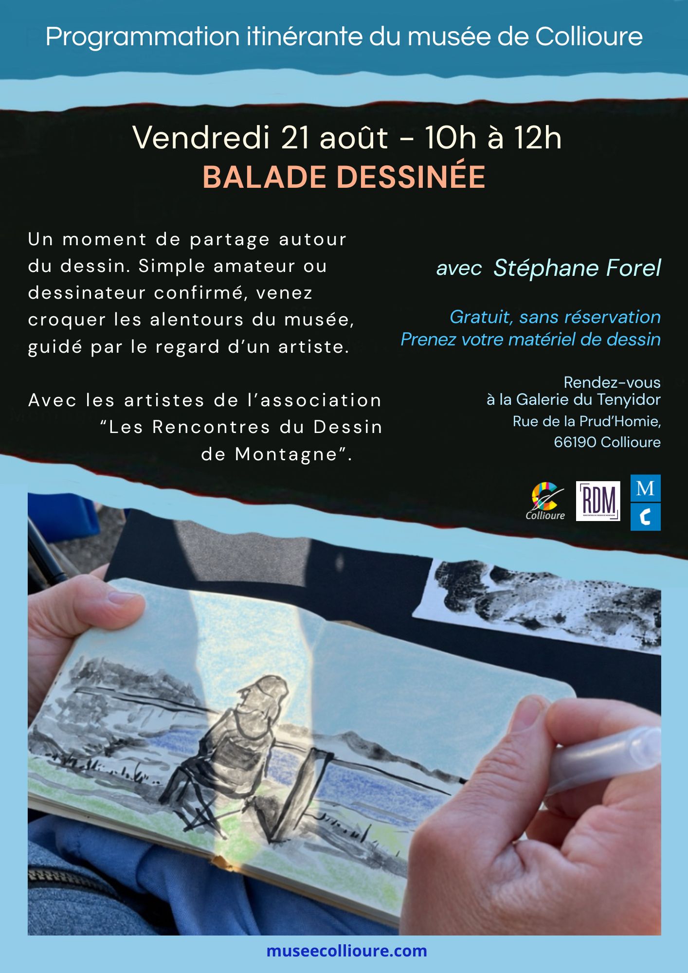 Balade dessinée avec Stéphane Forel
